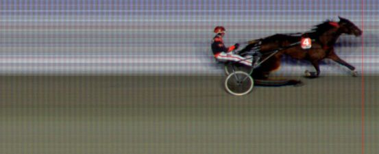 Målfoto for løp 3 på bane BI den 17.01.2014