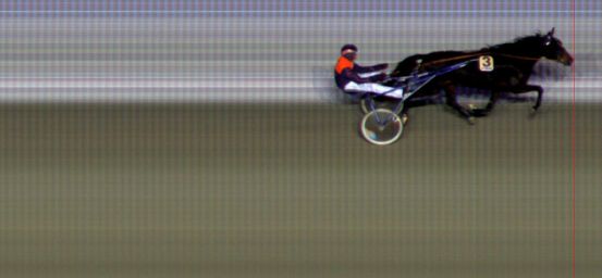 Målfoto for løp 7 på bane BI den 17.01.2014