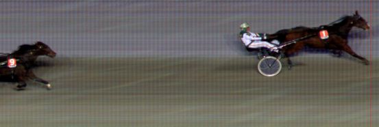 Målfoto for løp 3 på bane BI den 31.01.2014