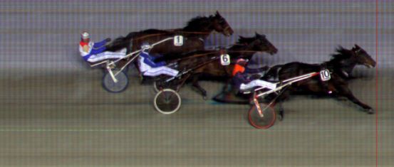 Målfoto for løp 5 på bane BI den 31.01.2014