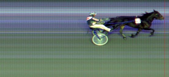 Målfoto for løp 8 på bane BI den 08.02.2014