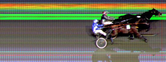 Målfoto for løp 4 på bane BI den 14.02.2014