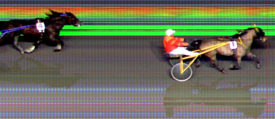 Målfoto for løp 5 på bane BI den 14.02.2014