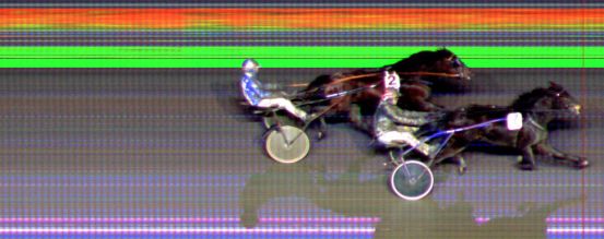 Målfoto for løp 7 på bane BI den 14.02.2014