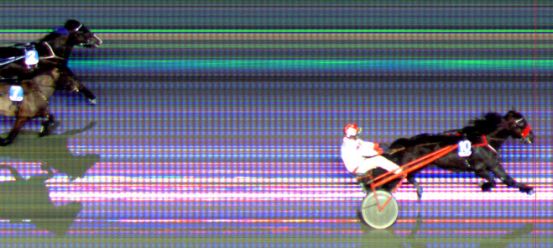 Målfoto for løp 2 på bane BI den 28.02.2014