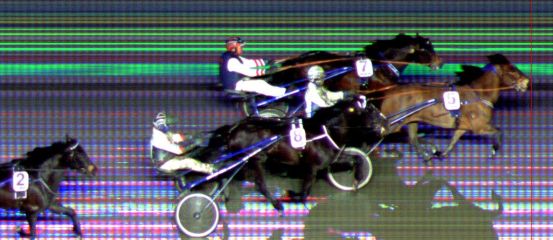 Målfoto for løp 5 på bane BI den 28.02.2014