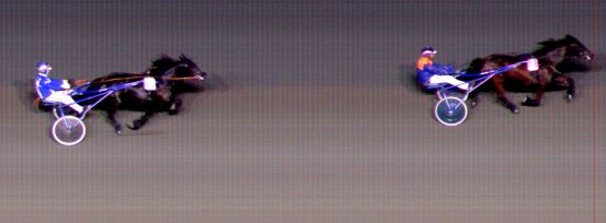 Målfoto for løp 8 på bane BI den 14.03.2014