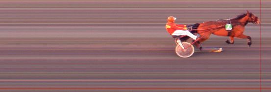 Målfoto for løp 4 på bane BI den 04.04.2014