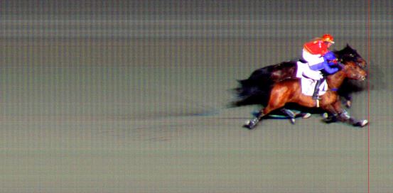 Målfoto for løp 9 på bane BI den 04.04.2014