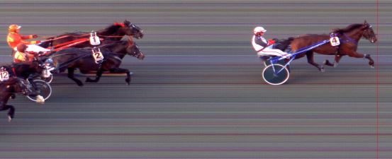 Målfoto for løp 7 på bane BI den 25.04.2014