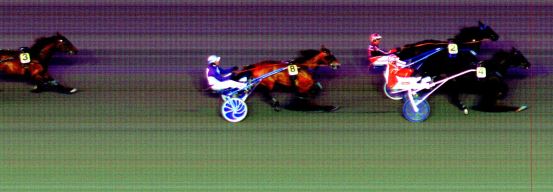 Målfoto for løp 9 på bane BI den 25.04.2014