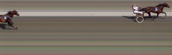 Målfoto for løp 2 på bane BI den 03.05.2014