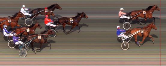 Målfoto for løp 7 på bane BI den 03.05.2014