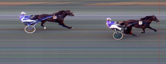 Målfoto for løp 7 på bane BI den 09.05.2014