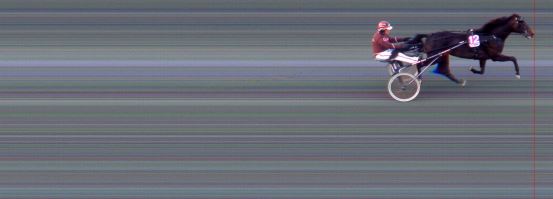 Målfoto for løp 8 på bane BI den 09.05.2014