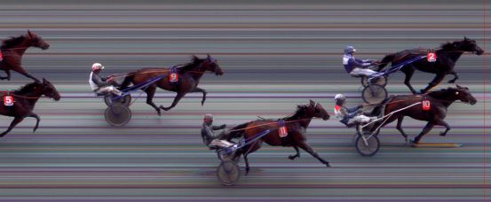 Målfoto for løp 3 på bane BI den 23.05.2014