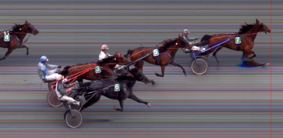 Målfoto for løp 4 på bane BI den 23.05.2014