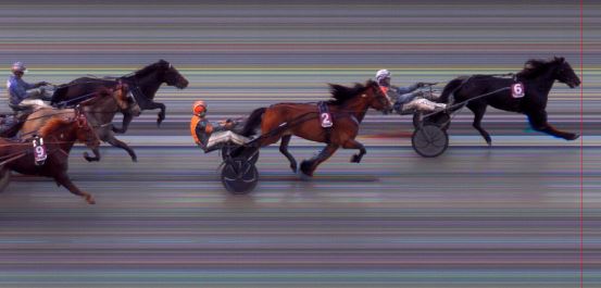 Målfoto for løp 8 på bane BI den 23.05.2014