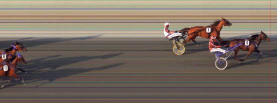 Målfoto for løp 5 på bane BI den 30.05.2014