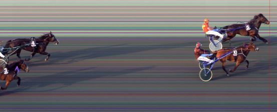 Målfoto for løp 6 på bane BI den 30.05.2014