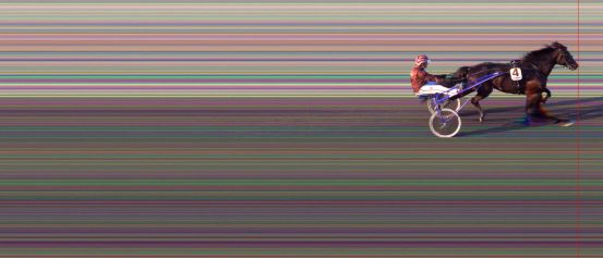 Målfoto for løp 7 på bane BI den 30.05.2014