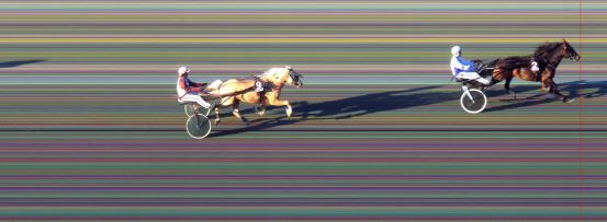 Målfoto for løp 6 på bane BI den 06.06.2014