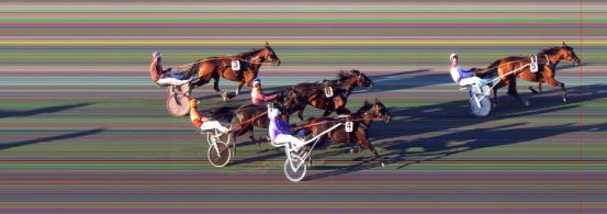 Målfoto for løp 7 på bane BI den 06.06.2014