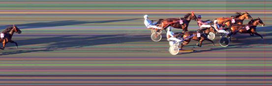 Målfoto for løp 8 på bane BI den 06.06.2014