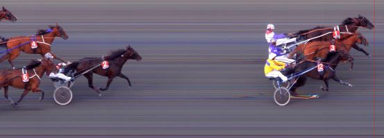 Målfoto for løp 3 på bane BI den 23.06.2014