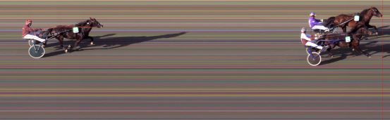 Målfoto for løp 4 på bane BI den 23.06.2014