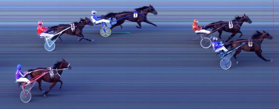 Målfoto for løp 7 på bane BI den 23.06.2014