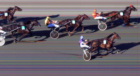 Målfoto for løp 4 på bane BI den 20.07.2014