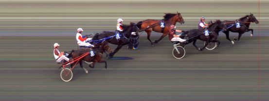 Målfoto for løp 2 på bane BI den 01.08.2014