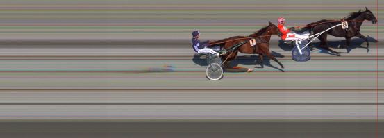 Målfoto for løp 7 på bane BI den 02.08.2014