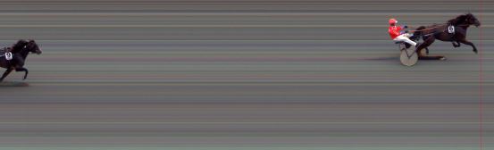 Målfoto for løp 5 på bane BI den 03.08.2014