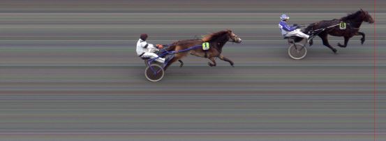 Målfoto for løp 9 på bane BI den 03.08.2014