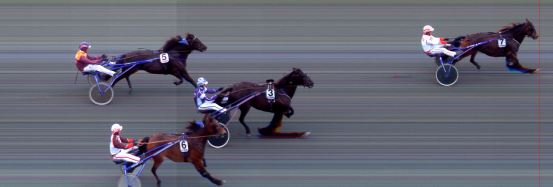 Målfoto for løp 5 på bane BI den 29.08.2014