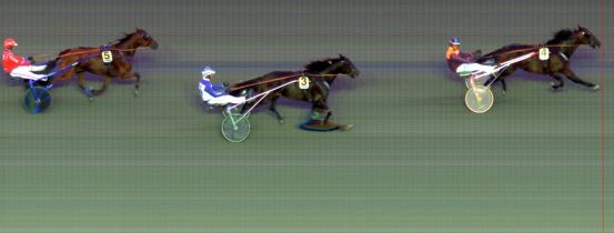 Målfoto for løp 7 på bane BI den 29.08.2014