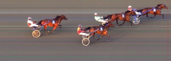 Målfoto for løp 2 på bane BI den 12.09.2014