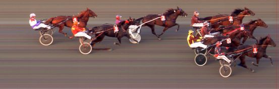 Målfoto for løp 3 på bane BI den 12.09.2014