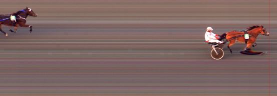 Målfoto for løp 4 på bane BI den 12.09.2014