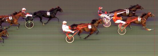 Målfoto for løp 5 på bane BI den 12.09.2014