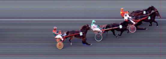 Målfoto for løp 4 på bane BI den 21.09.2014