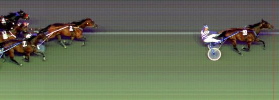 Målfoto for løp 6 på bane BI den 21.09.2014