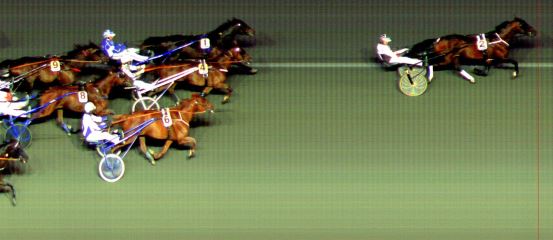 Målfoto for løp 7 på bane BI den 21.09.2014