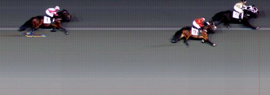 Målfoto for løp 8 på bane BI den 21.09.2014