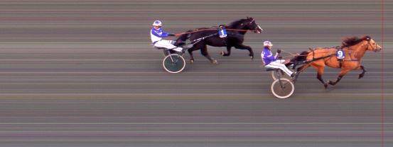 Målfoto for løp 2 på bane BI den 26.09.2014