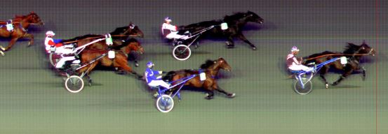 Målfoto for løp 4 på bane BI den 26.09.2014