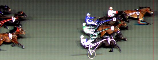 Målfoto for løp 5 på bane BI den 26.09.2014