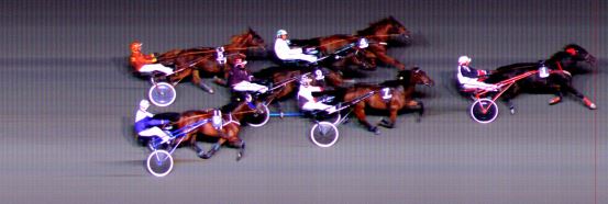 Målfoto for løp 6 på bane BI den 03.10.2014